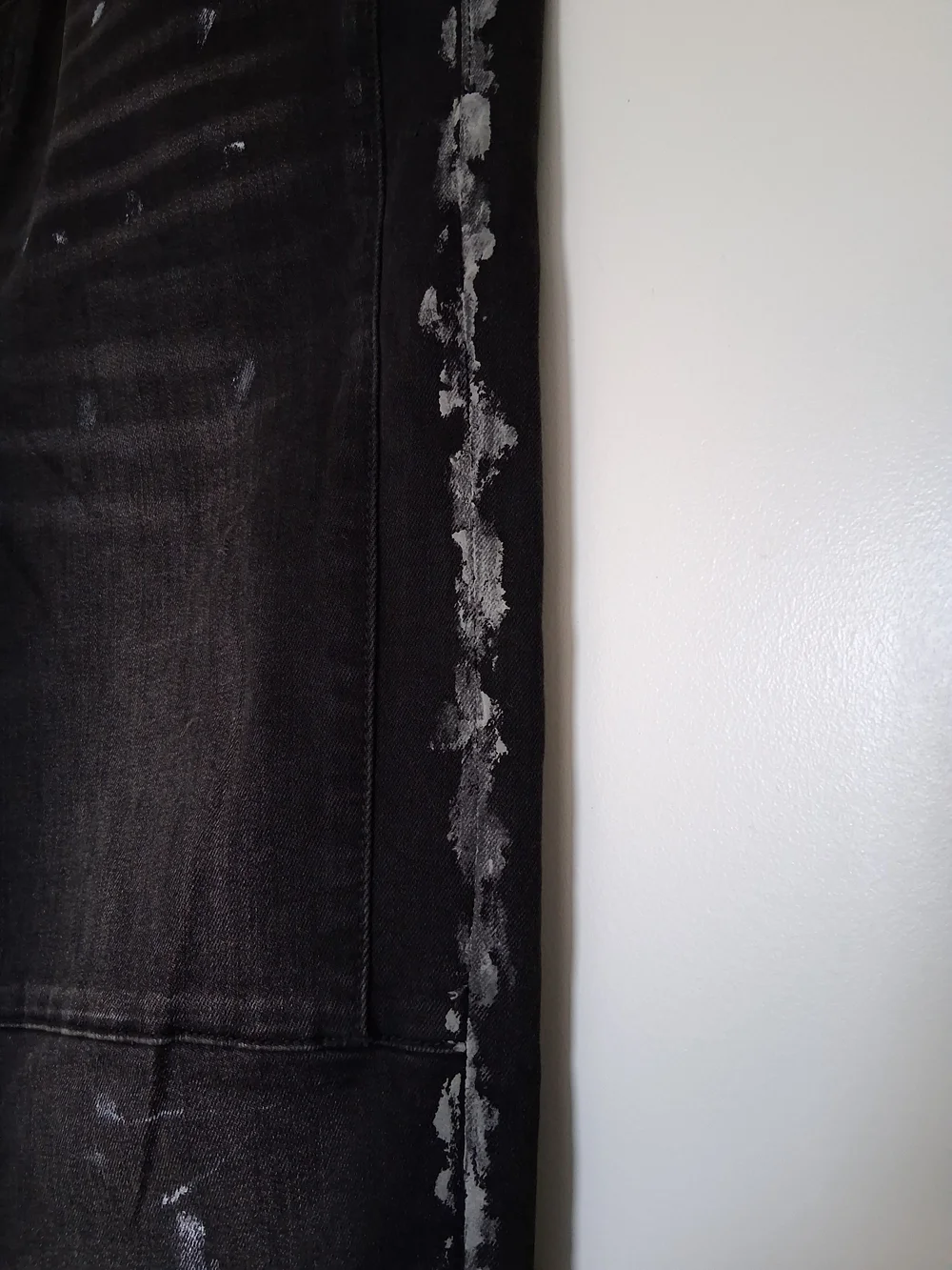 Cult of Individuality Black Distressed Skinny Moto Jeans With 3M!